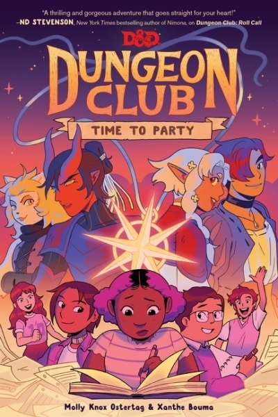 Dungeons & Dragons : Dungeon Club Vol.2 - Time to Party | Ostertag, Molly Knox (Auteur) | Bouma, Xanthe (Illustrateur)