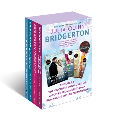 Bridgerton Boxed Set 1-4 : The Duke and I/The Viscount Who Loved Me/An Offer from a Gentleman/Romancing Mister Bridgerton | Quinn, Julia (Auteur)