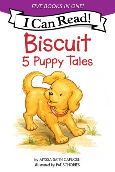 Biscuit: 5 Puppy Tales : Biscuit Goes to School, Biscuit Finds a Friend, Biscuit Visits the Firehouse, Biscuit Flies a Kite, Bathtime for Biscuit | Capucilli, Alyssa Satin (Auteur) | Schories, Pat (Illustrateur)