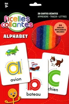 Alphabet : Ficelles collantes | Français