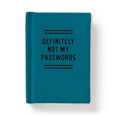 Definitely Not My Passwords - Password Diary | 