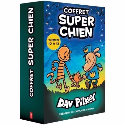 Coffret Super Chien : Tomes 10 à 12 | Pilkey, Dav (Auteur)