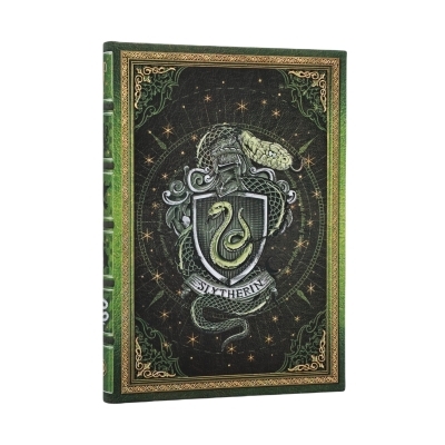 Slytherin Journal Midi Custom Lined Hardcover, 144pg, 120GSM by Paperblanks (Harry Potter Collection) | Papeterie fine