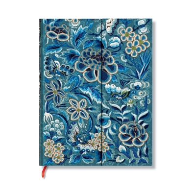 Blue Willow, Celebrate Hanfu, Hardcover Journals, Midi, Unlined, Wrap, 144 Pg, 120 GSM | Papeterie fine