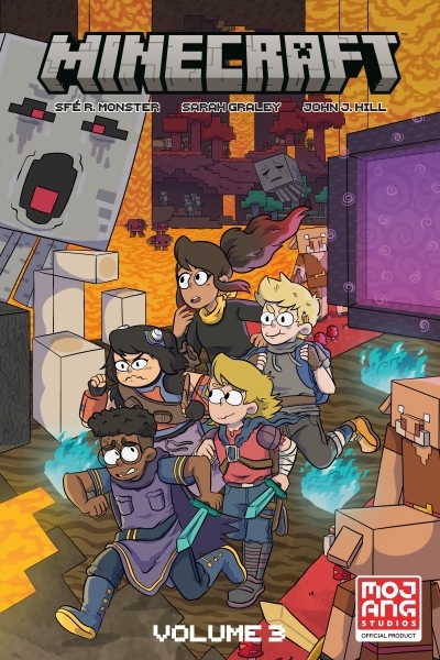 Minecraft Vol.3 | Monster, Sfé R. (Auteur) | Graley, Sarah (Illustrateur) | Purenins, Stef (Illustrateur) | Hill, John J. (Illustrateur)