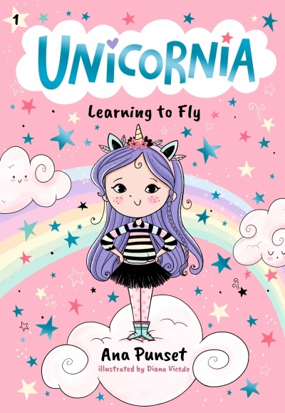 Unicornia: Learning to Fly : (A Magical Chapter Book for Kids Ages 5-7 about Friendship, Courage, and Learning Something New) | Punset, Ana (Auteur) | Vicedo, Diana (Illustrateur)