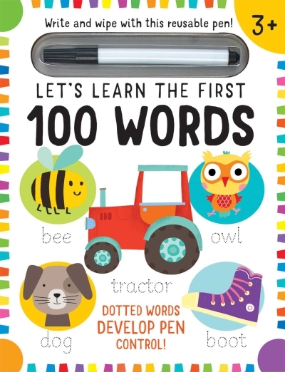 Let's Learn: First 100 Words (Write and Wipe) | Insight Editions