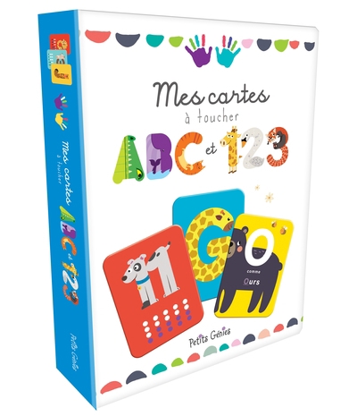 Mes cartes à toucher ABC - 123 | Sensoriel et moteur