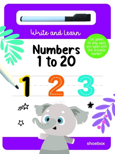 Write and Learn : Numbers 1 to 20 : Activity book | Huynh, Kim (Auteur)