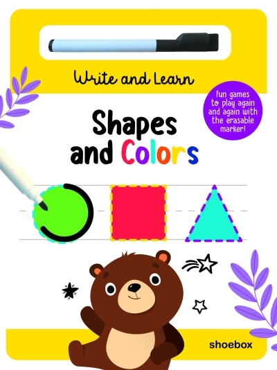 Write and Learn : Shapes and Colors : Activity book | Huynh, Kim (Auteur)