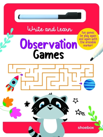 Write and Learn : Observation Games : Activity book | Huynh, Kim (Auteur)