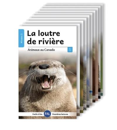 Animaux au Canada : Niveau 2– Série de 10 livres  | Emmanuelle Champagne et Suzanne Lagacé