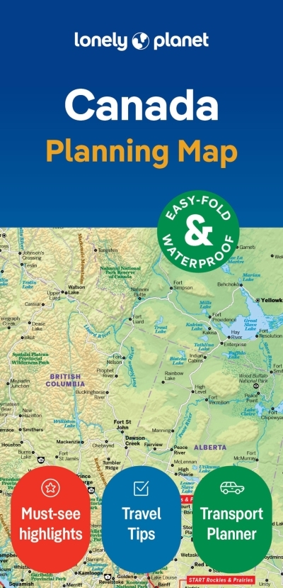 Lonely Planet Canada Planning Map 2 2nd Ed. | 