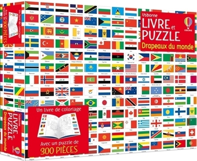 Drapeaux du monde : Coffret livre et puzzle (Les) | Meredith, Sue (Auteur) | McNee, Ian (Illustrateur) | Poels, Jos (Illustrateur)