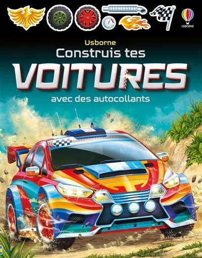 Construis tes voitures avec des autocollants : Dès 5 ans | Tudhope, Simon (Auteur) | Shirley, John (Illustrateur) | Maynard, Marc (Illustrateur)