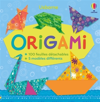 Origami : 100 feuilles détachables, 5 modèles différents : renard, cygne, voilier, grenouille, papillon | Betts, Anni (Illustrateur) | Woodcock, John (Illustrateur)