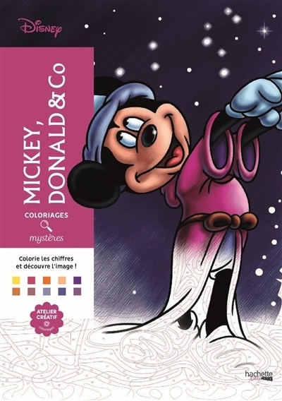 Mickey, Donald & Co : coloriez les chiffres et découvrez l'image ! | Mariez, Jérémy (Illustrateur)
