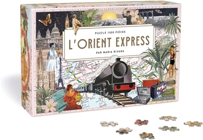 Puzzle L'orient express : 1000 pièces | Casse-têtes