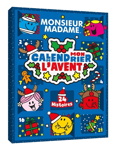 Monsieur Madame : mon calendrier de l'Avent : 24 histoires | 