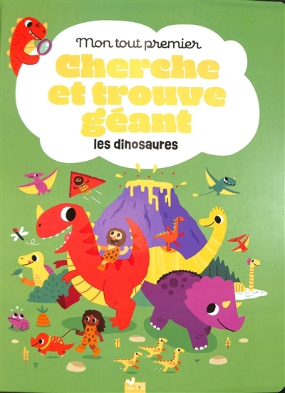 dinosaures : mon tout premier cherche et trouve géant (Les) | Buxton, Michael (Illustrateur)
