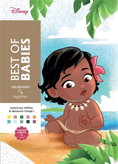 Coloriages mystères Disney - Best of babies | 