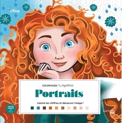 Grand carré : Coloriages mystères : Portraits | Varone, Eugénie