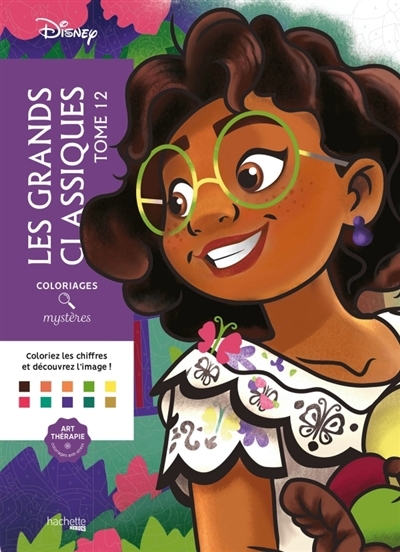 Coloriages mystères Disney - Les Grands classiques T.12 | Bertrand, Aurélia Stéphanie (Illustrateur) | Loth, Béatrice (Illustrateur)