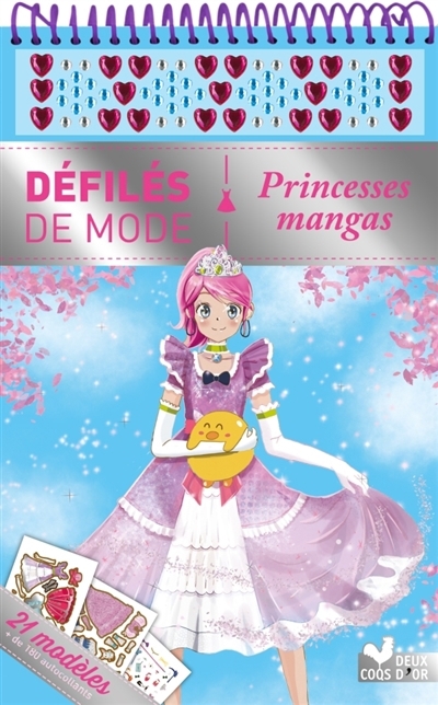 Princesses mangas : Bloc spirale | Jindorow (Illustrateur)