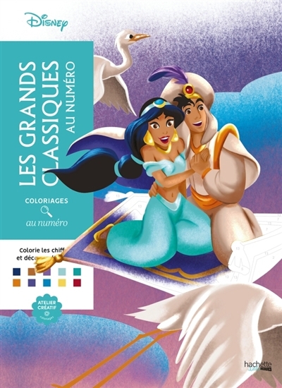 Coloriages au numéro Disney - Les Grands classiques | Bertrand, Aurélia Stéphanie (Illustrateur)