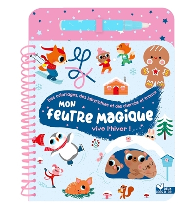 Mon feutre magique Vive l'hiver ! | Staron, Bérengère (Illustrateur)