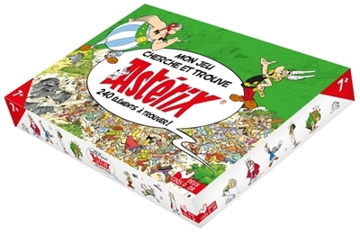 Mon jeu cherche et trouve Astérix : coffret avec plateau et cartes | Logique