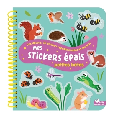 Mes stickers épais : Petites bêtes | Herring, Carol (Illustrateur)