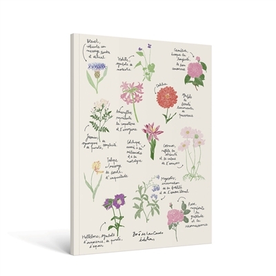 Carnet fleurs A4 | Papeterie fine