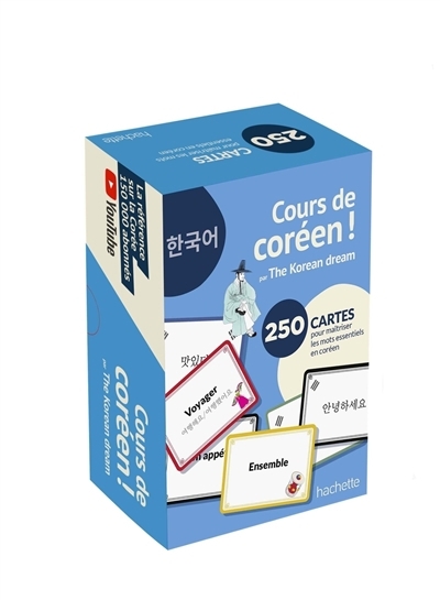 Cours de coréen ! : 250 cartes pour maîtriser les mots essentiels en coréen | Jake the korean dream (Auteur)