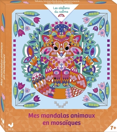Mes mandalas animaux en mosaïques : boîte créative | Sileo, Cinzia (Illustrateur)
