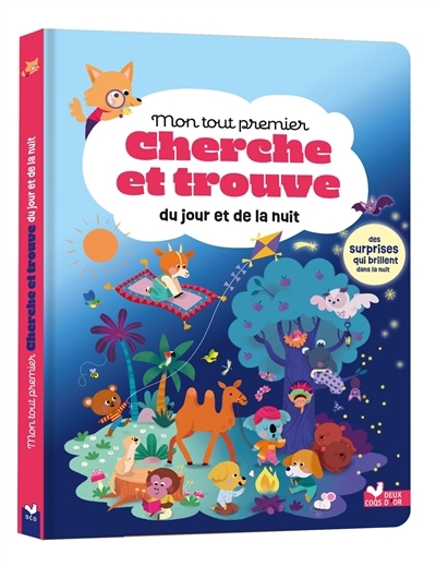 Mon tout premier cherche et trouve du jour et de la nuit : des surprises qui brillent dans la nuit | Mab, Héloïse (Illustrateur)