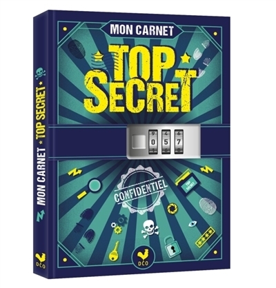 Mon carnet Top Secret | Bergier, Vincent (Illustrateur)