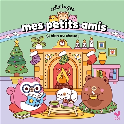 Coloriages mes petits amis : Si bien au chaud ! | Bunny, Luli (Illustrateur)