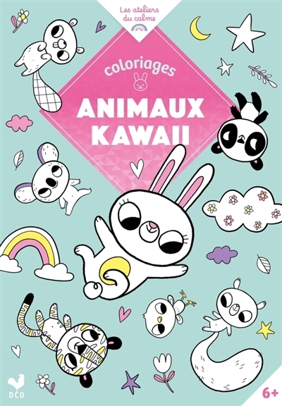 Coloriages animaux kawaii | Notaert, Amandine (Illustrateur)