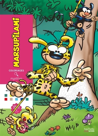 Marsupilami : Coloriages mystères | Mendès, Charlotte