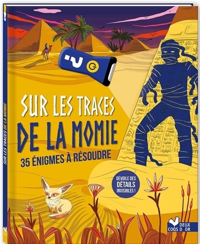 Sur les traces de la momie : 35 énigmes à résoudre | Turier, Virgile (Auteur) | Fahy-Turier, Amandine (Auteur) | Ayrault, Caroline (Illustrateur)