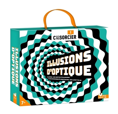 C'est pas sorcier ! : les illusions d'optique : coffret avec accessoires | Féraud, Laurence (Auteur) | Roda, Matthieu (Illustrateur)