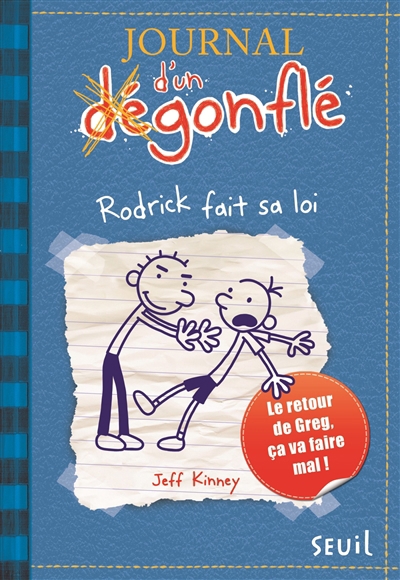 Journal d'un dégonflé T.02 - Rodrick fait sa loi | Kinney, Jeff