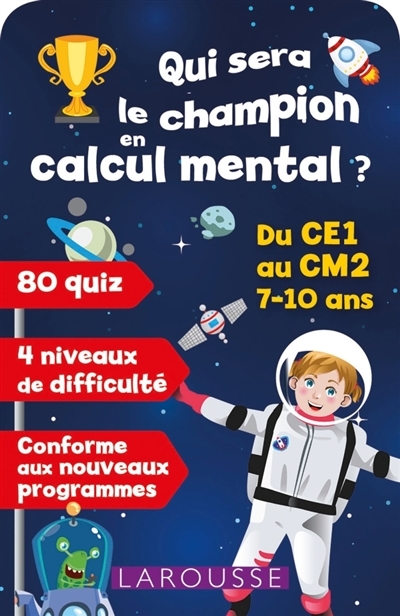 Cartes - Qui sera le champion en calcul mental ? | Mathématique