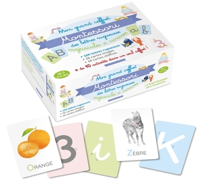 Mon grand coffret Montessori des lettres rugueuses | Conscience phonologique