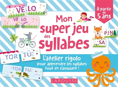 Mon super jeu des syllabes : l'atelier rigolo pour apprendre les syllabes tout en s'amusant ! | Langue