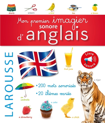 Mon premier imagier sonore d'anglais | 