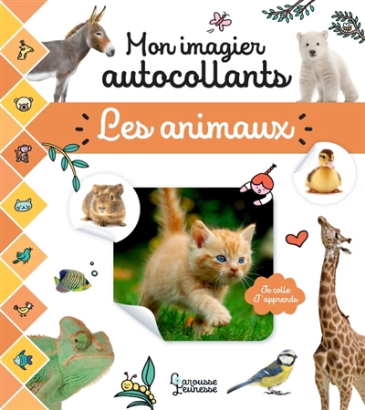 Mon imagier autocollants : Les animaux | 