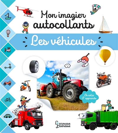 Mon imagier autocollants : Les véhicules | 