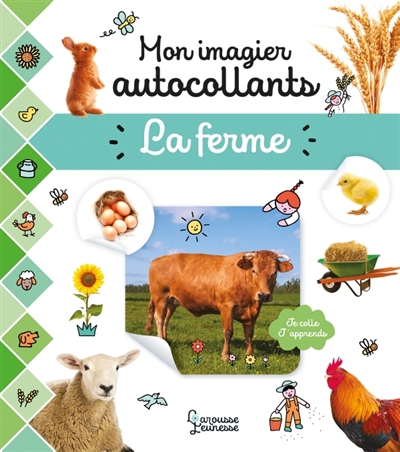 Mon imagier autocollants : La ferme | 